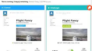 Clutch A/B Testing screenshot
