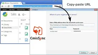 CmisSync screenshot