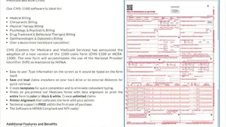 CMS-1500 Software screenshot