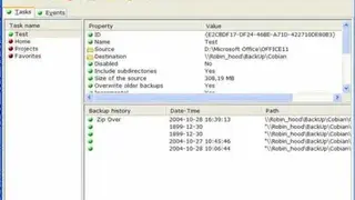 Cobian Backup screenshot