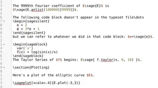 Cocalc Online LaTeX Editor screenshot