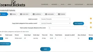 Coconut Tickets screenshot