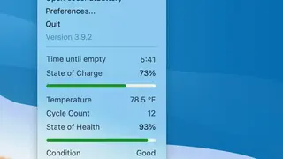 CoconutBattery screenshot