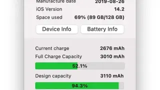CoconutBattery screenshot