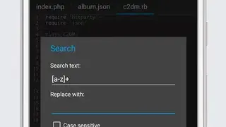 Code Editor screenshot