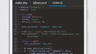 Code Editor screenshot