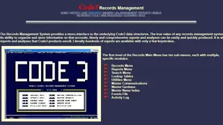 Code3 Records Management screenshot
