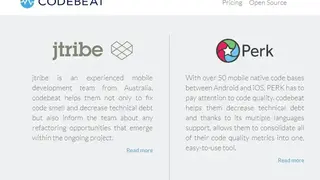 Codebeat screenshot