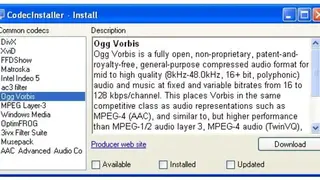 CodecInstaller screenshot
