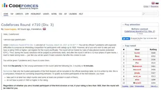 CodeForces screenshot