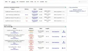 CodeForces screenshot