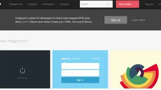 Codepad screenshot
