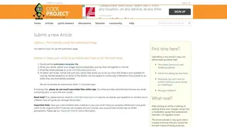 CodeProject screenshot