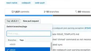 CodePush screenshot