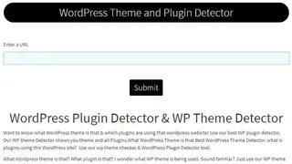 CoderDuck WordPress Plugin Detector screenshot