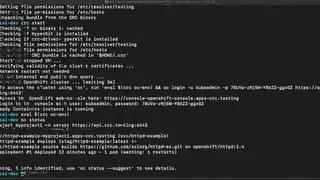 CodeReady Containers screenshot