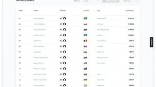 CodersRank screenshot