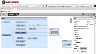 CodeSonar screenshot
