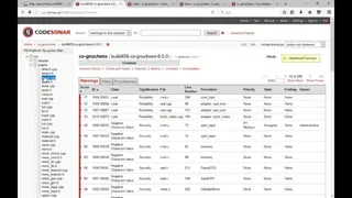 CodeSonar screenshot