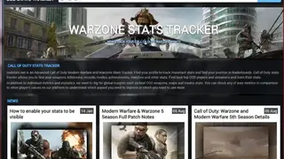 Codstats screenshot