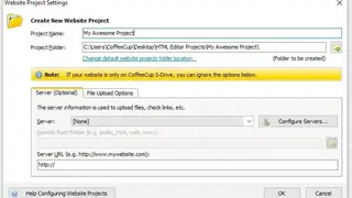 CoffeeCup HTML Editor screenshot