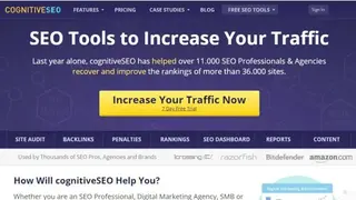 Cognitive SEO screenshot