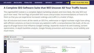 Cognitive SEO screenshot