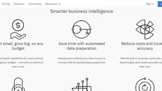 Cognos screenshot