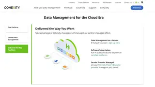Cohesity Helios screenshot