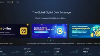 CoinEx screenshot