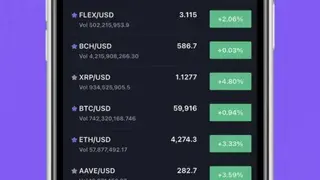 CoinFLEX screenshot