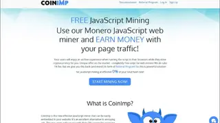 CoinIMP screenshot