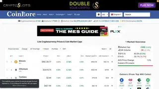 CoinLore screenshot