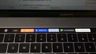 CoinWatch Touchbar screenshot