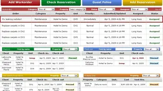Colibri PMS screenshot