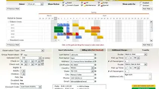 Colibri PMS screenshot