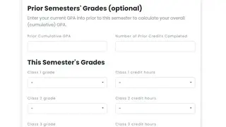 CollegeSimply AU GPA Calculator screenshot