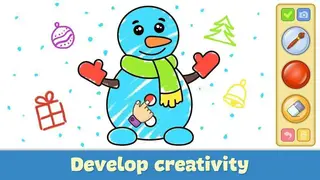 Coloring and Drawing for Kids By Bimi Boo screenshot