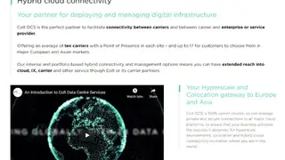 Colt Data Center Outsourcing screenshot