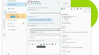 Comm100 Live Chat screenshot