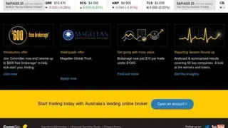 CommSec screenshot