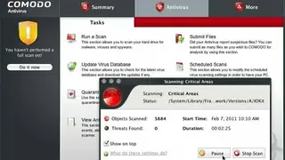 Comodo Antivirus screenshot