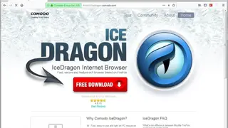 Comodo IceDragon screenshot