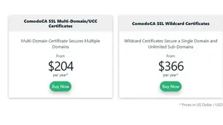 COMODO SSL screenshot