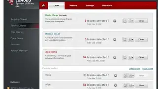 Comodo System Utilities screenshot