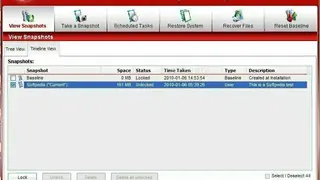 Comodo Time Machine screenshot