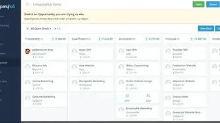 CompanyHub CRM screenshot