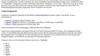 Comparea screenshot