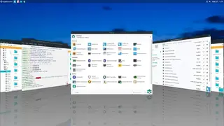 Compiz screenshot