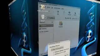 Compiz screenshot
